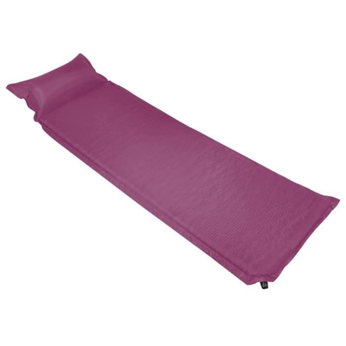 Matelas gonflable avec oreiller 66x200 cm Rose #103 -KEL