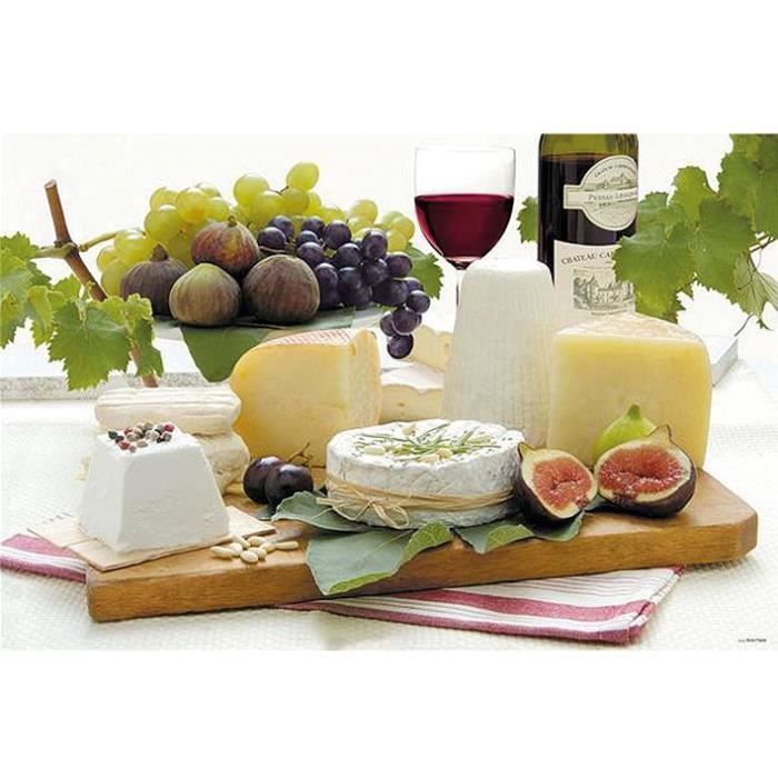 Planche à découper Fromages 30x40cm - vitrocéramique