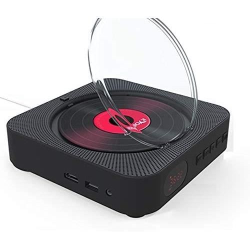 RADIO CD Lecteur CD Portable Boombox Audio Domestique avec Bluetooth Boombox Audio Domestique avec TeacuteLeacuteCommande FM Rad918