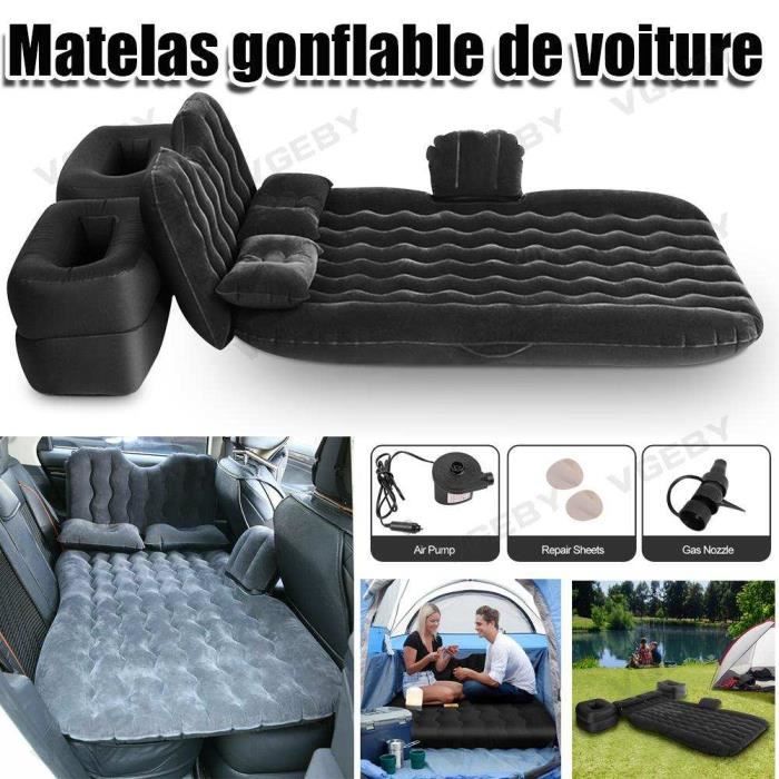 Matelas gonflable voiture avec pompe à air pour voiture couch-air,garage extérieur idéal pour camping, voyage, car -ABI