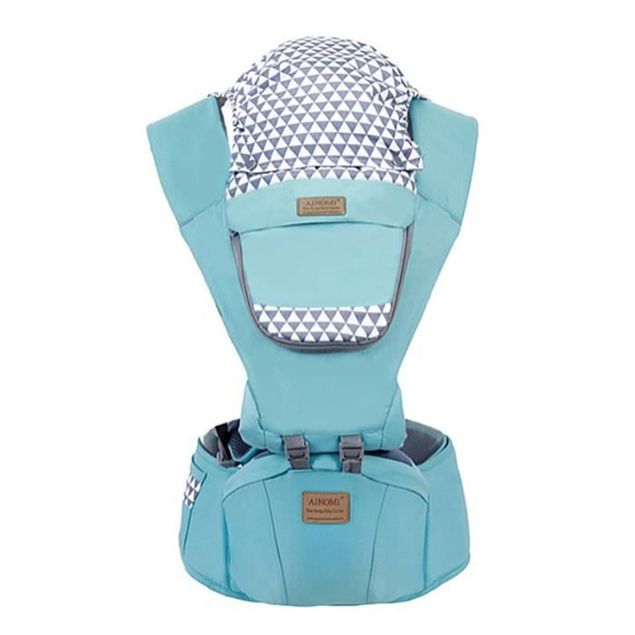 Porte bébé 0-36 mois Quatre saisons Coton bleu Multifonction Sac de rangement pratique Économie du travail Confort et sécurité mode