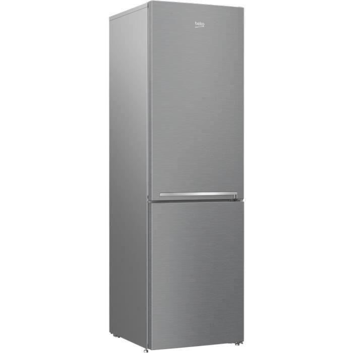 Réfrigérateur congélateur bas BEKO - RCSA270K30XBN - 2 portes - 262 L (175+87) - L58cm - Métal brossé