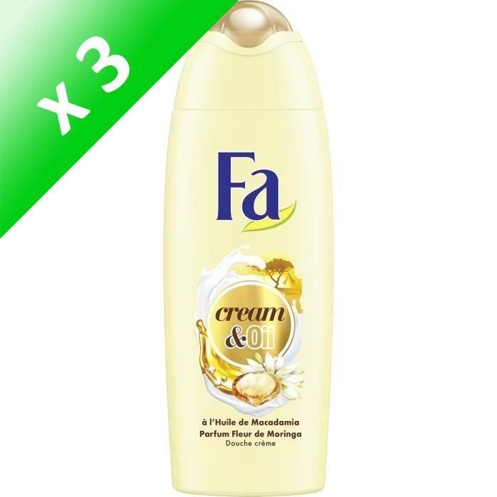 FA Douche Cream & Oil Moringa 250 ml (Lot de 3)