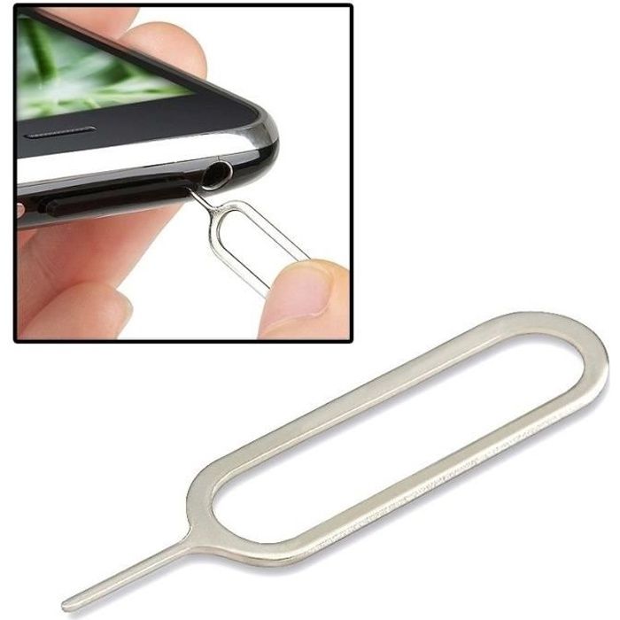 INSTEN Clé Clef Outil d'Éjection d'Extraction Extracteur Ouvreur Éjecteur de Tiroir Carte SIM Pour iPhone 3GS-4-4S-5-5C-5S-6-6 Pl...