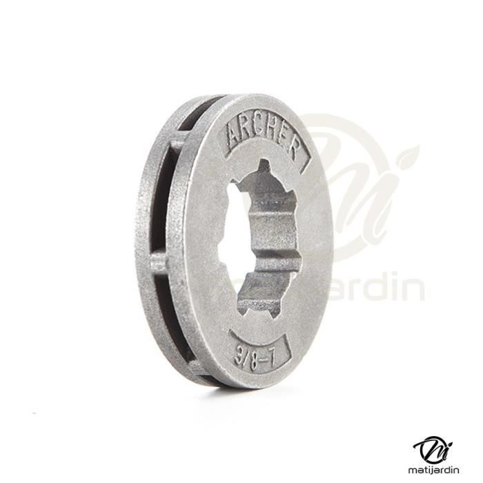 Bague mini pour pignon tronçonneuse 3/8-. 7 dents