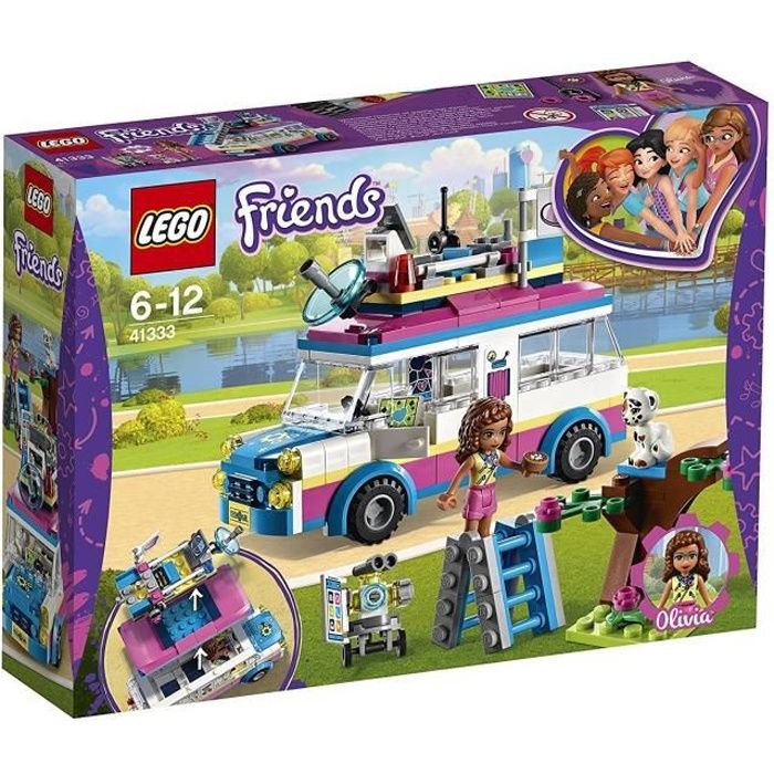 LEGO® Friends 41333 Le véhicule de mission d'Olivia - Jeu de construction