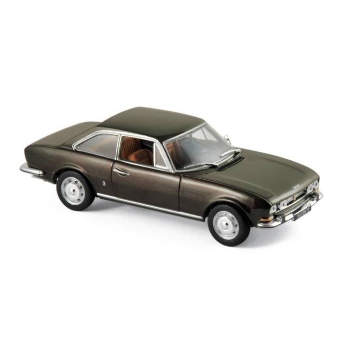 Miniatures montées - Peugeot 504 marron métallisé 1969 1/43 Norev