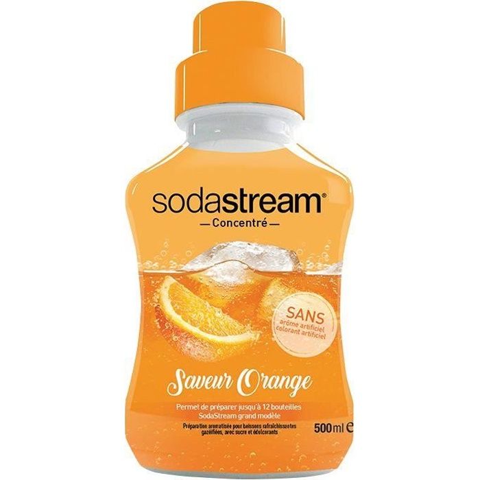SODASTREAM Sirop concentré - 500 ml - Orange