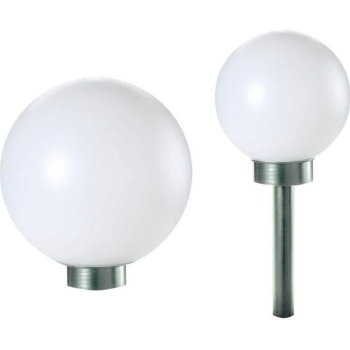 Boule lumineuse solaire pour jardin 20 cm