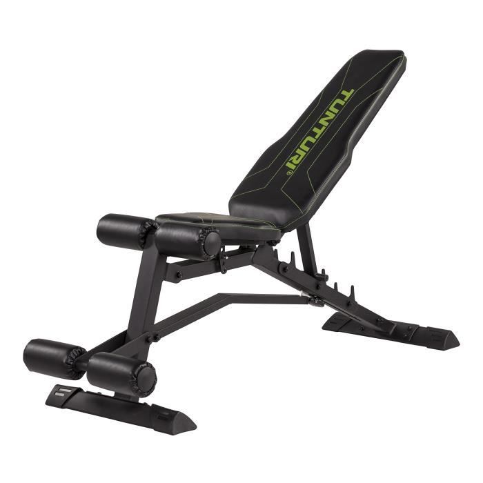 Tunturi UB80 Banc Réglable Mixte Adulte, Noir, 1