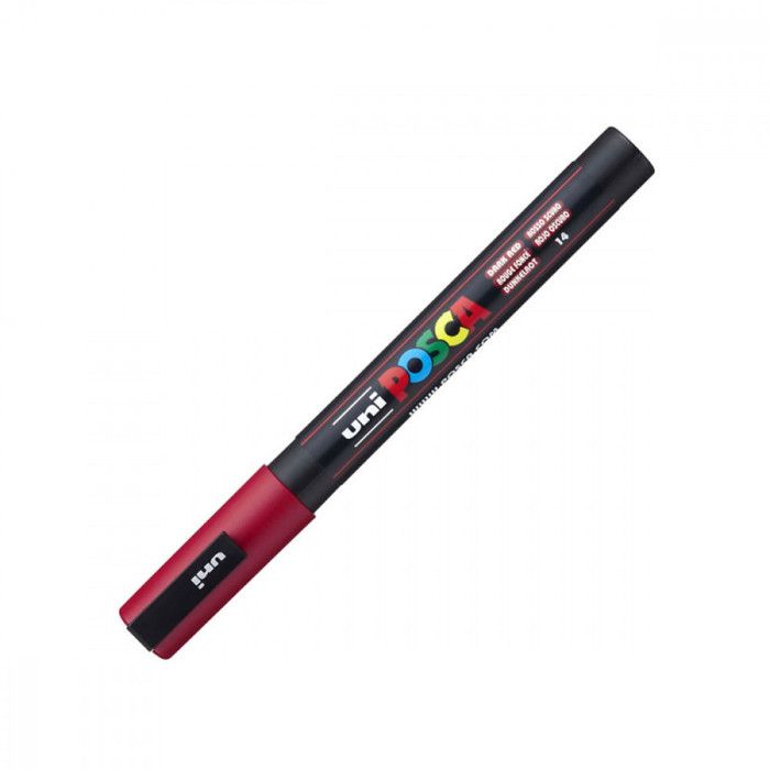 Marqueur à pigment POSCA PC-3M, rouge foncé