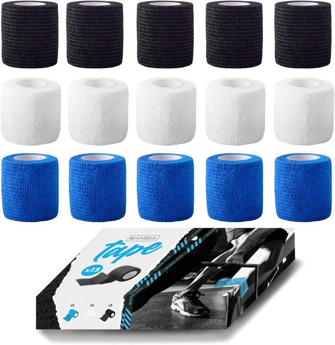 Lot De 4 Rouleaux De Ruban Adhésif Vinyle – 35m X 32mm, Antidérapant Et Absorbant Pour Raquette Tennis/Badminton