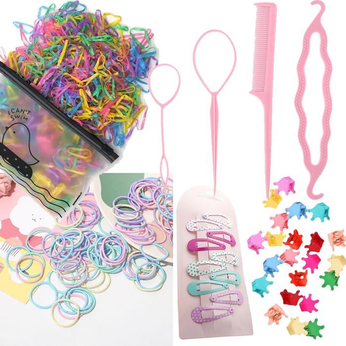 TSLBW Bandes Élastiques pour Bracelets 2000+ Bandes de Caoutchouc