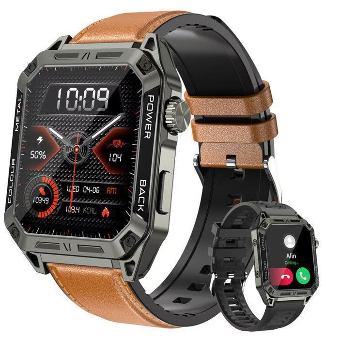 Montre Connectée XtraDiTech Boîtier Alliage Décoré Bracelet - Main Image