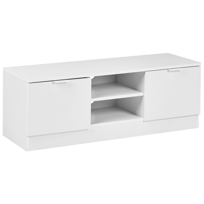 Meuble TV WINNIPEG Blanc Meuble TV WINNIPEG Blanc