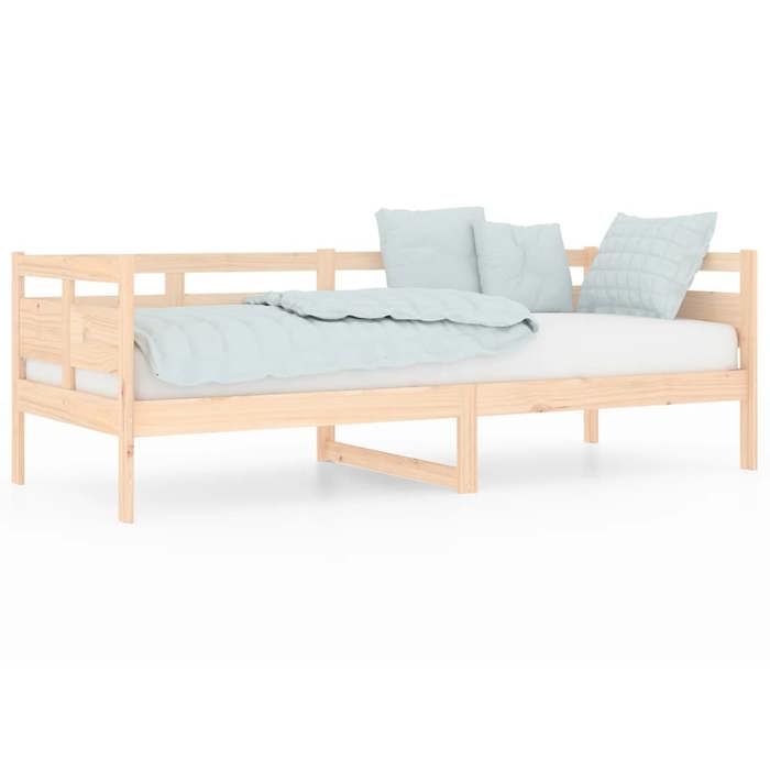 Lit simple Contemporain Banquette lit/Lit de jour sans matelasbois de pin massif 80x200 cm - 1 Place SP15794BED48226935