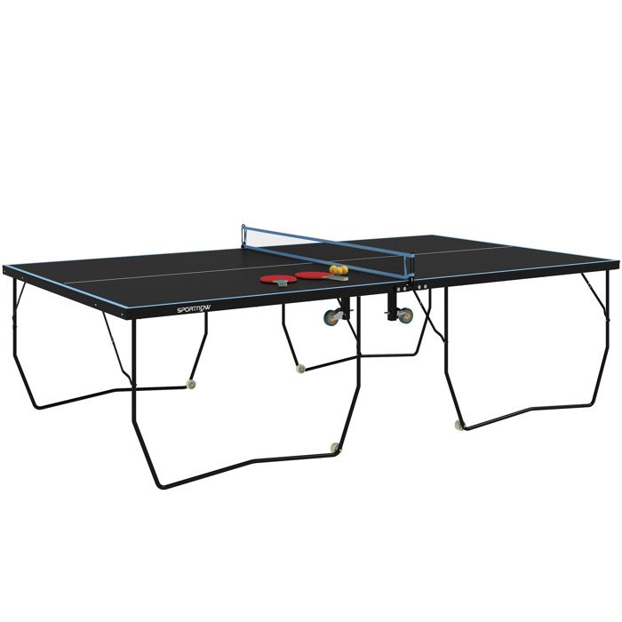 Test : table pliable de ping pong SPORTNOW intérieure – Court central
