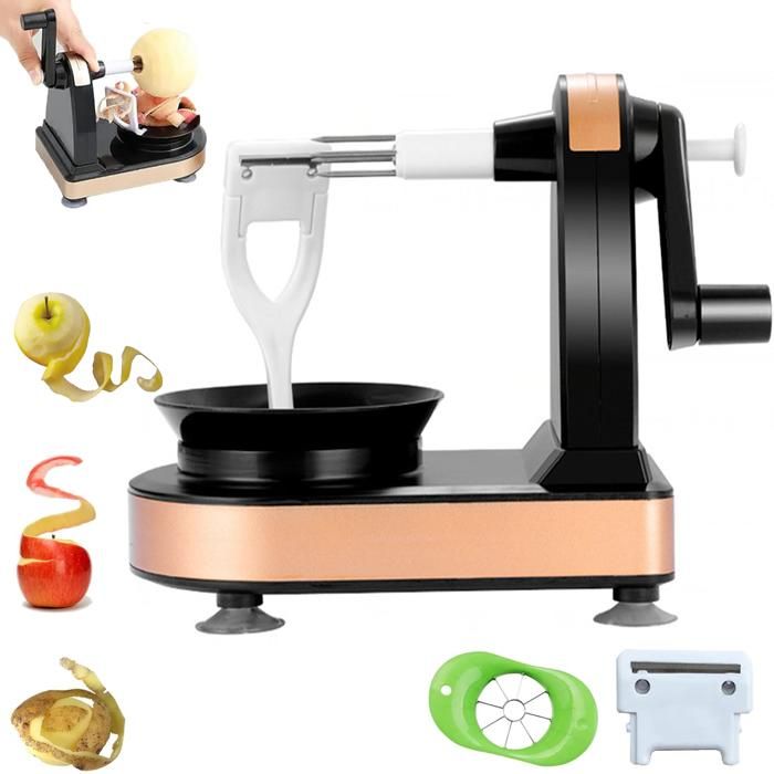 Éplucheur électrique éplucheur automatique de fruits et légumes éplucheur rapide multifonction avec trancheuse et coupe-légumes