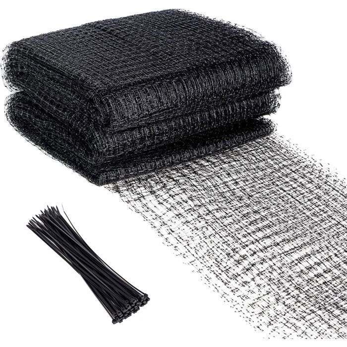 Aquagart Filet De Bassin 3x8m Vert Maille 17x17mm - Protection Anti-Feuilles, Anti-Chute & Anti-Oiseaux Pour Étang & Piscine