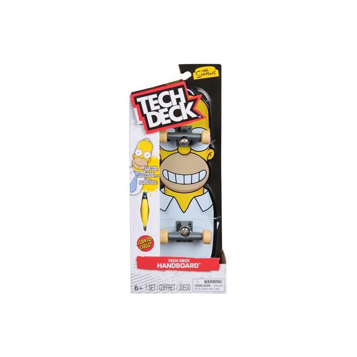 Handboard The Simpsons x Santa Cruz Tech Deck - Finger Skate Collector 27cm - SPIN MASTER - A partir de 6 ans