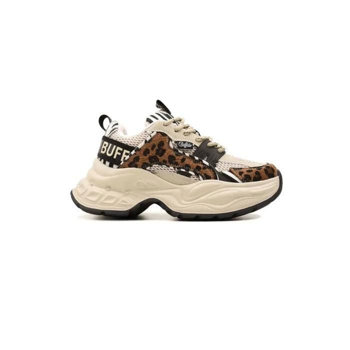 Baskets Vegan Nappa/Mesh femme Buffalo Yuno One - beige ani Baskets Vegan Nappa/Mesh femme Buffalo Yuno One - beige ani