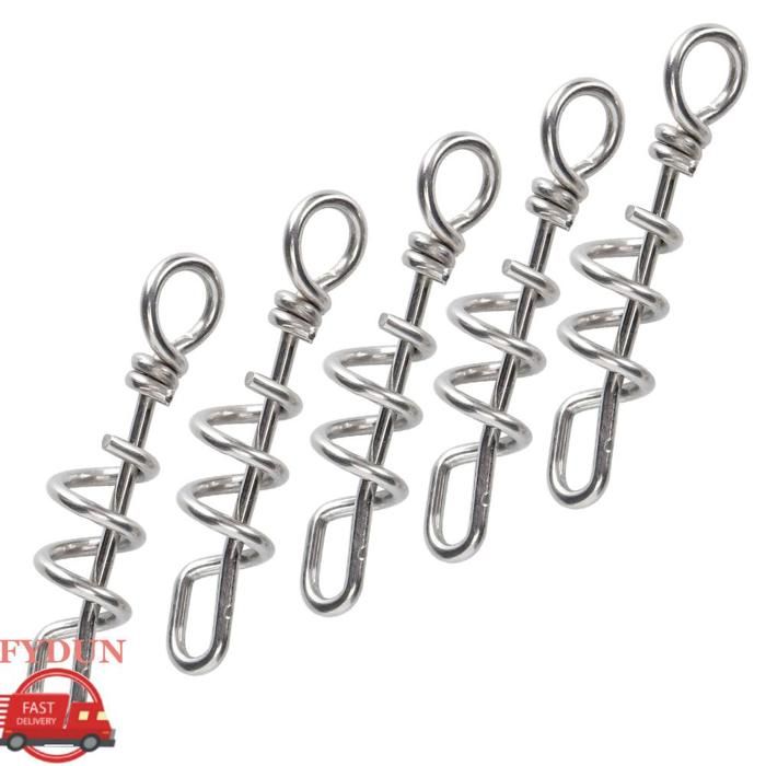 FYDUN Anneau de pied perroquet en acier inoxydable 5 Pcs Stainless Steel Foot Ring Pratique Pour Oiseaux animalerie jouet M.