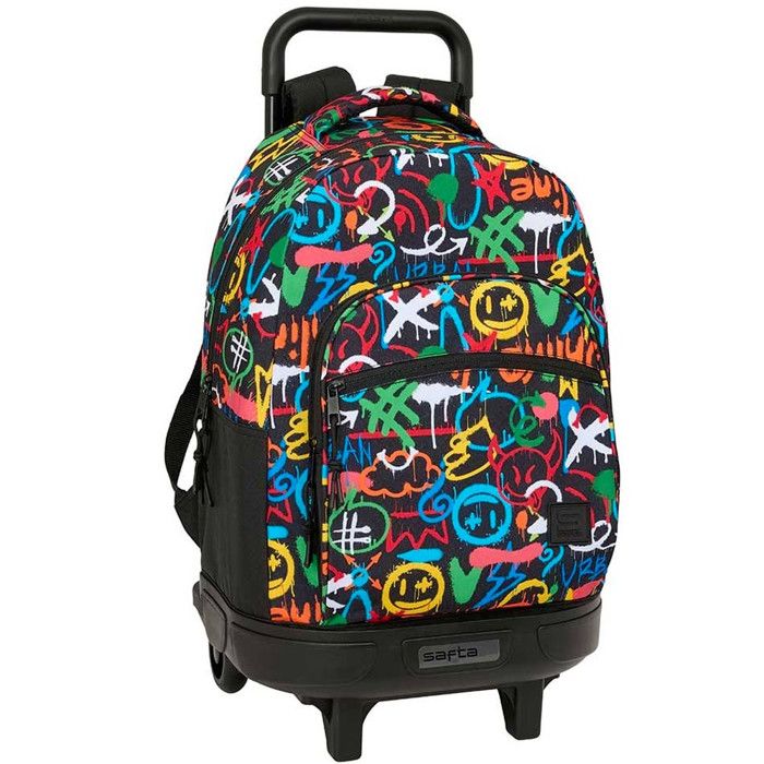 Sac à dos à roulettes Safta Graffiti Colors 45 CM Trolley Haut de Gamme Sac à dos à roulettes Safta Graffiti Colors 45 CM Trolley Haut de Gamme