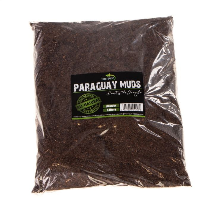 Substrat de tourbe fine pour terrarium pour amphibiens et reptiles boue du Paraguay 5 L