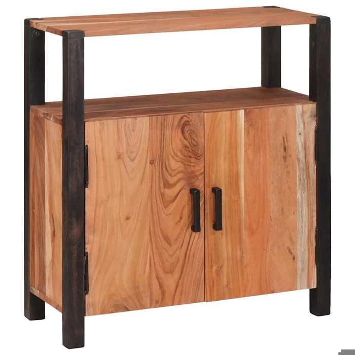 Sideboard moderne - Marron - Buffet de rangement - Marron 70x30x75 cm - Bois dAcacia Massif (1 parcel)@4387