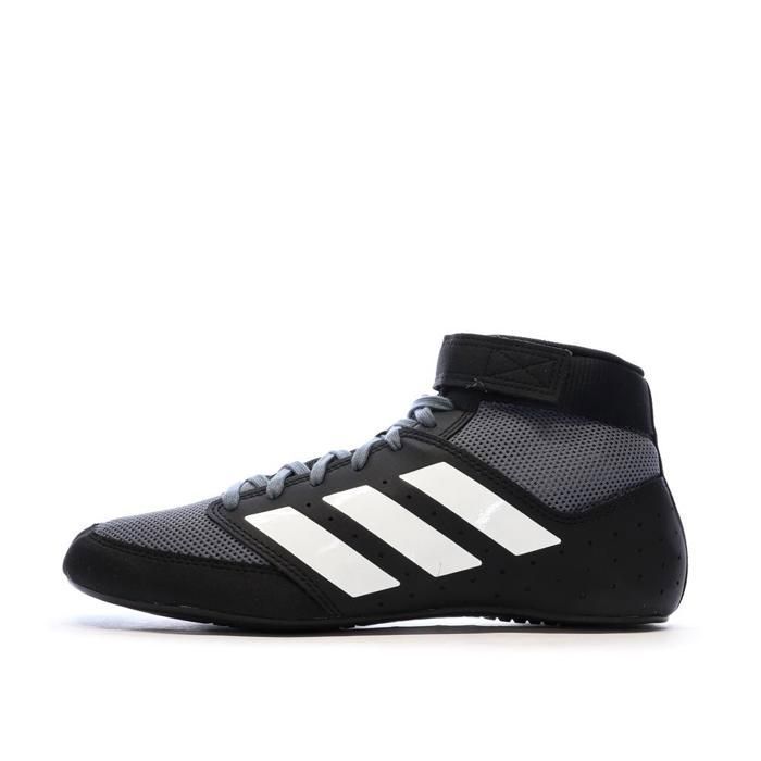 Chaussures de Boxe Noires Homme Adidas Mat Hog 2.0