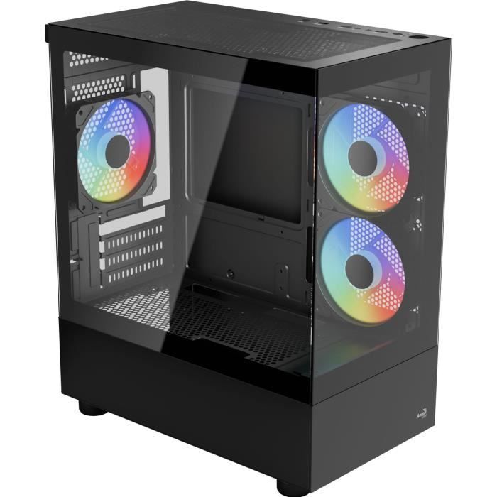 Boîtier PC AEROCOOL Viewport Mini G V1 Mini tour ATX Verre trempé F RGB Neuf - vue 4