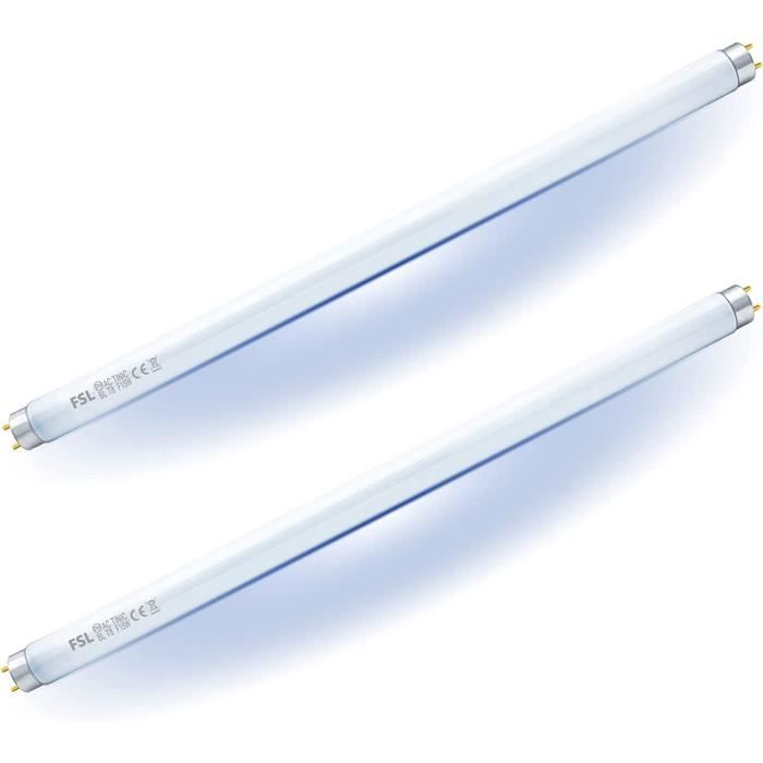 Buzzeap Ampoule de rechange pour lampe anti-moustique, ampoule à double tube en forme de H, cette ampoule est adaptée pour le zapper d'insectes d'intérieur et d'extérieur