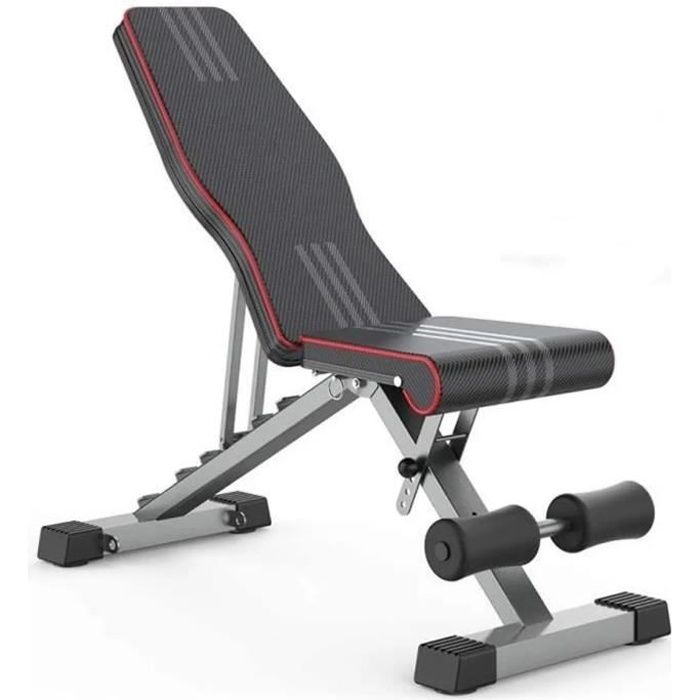 Dripex Banc de Musculation Pliable - Banc dentraînement multifonctionnel Réglable