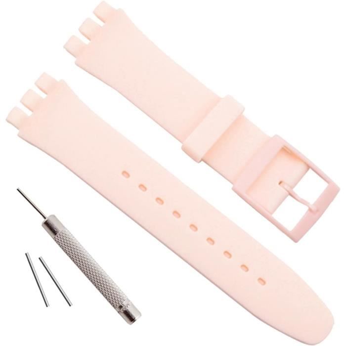 Bracelet pour montre pour montre Ice Watch Rouge Silicone 22mm
