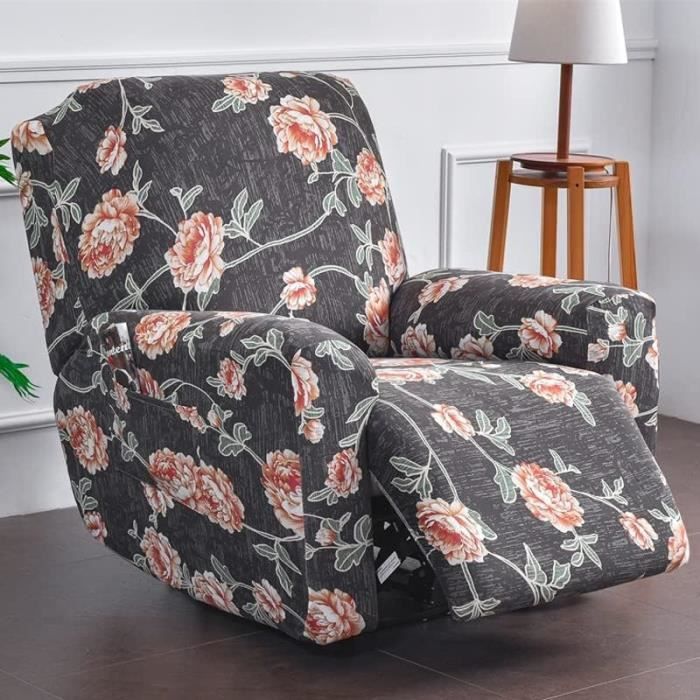 Lot De 4 Housses De Fauteuil Pour Fauteuil Relax - Extensible