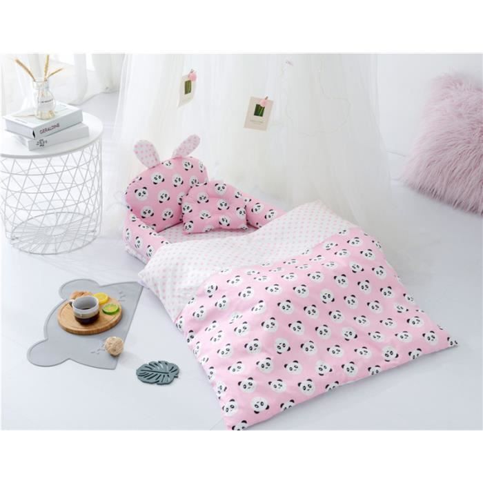 Cale Bebes Avec Hosse De Coverture Oreiller Nid Bebe Lit Isole Pour Nouveau Ne Dormir Lit Bebe Pliable Voyage 90 50 15cm Panda Ros Cdiscount Puericulture Eveil Bebe