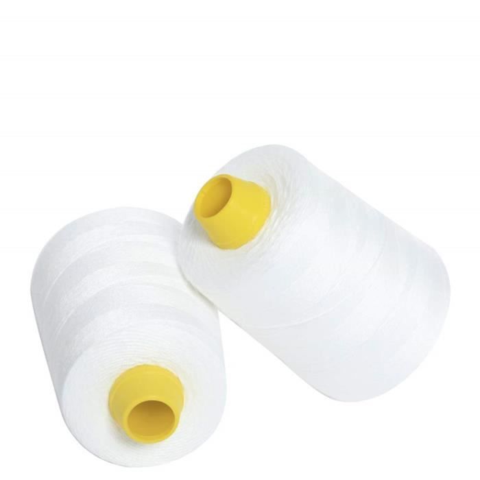 De Fil De Coton à Coudre Pour Machine à Coudre 40//2 écru Blanc