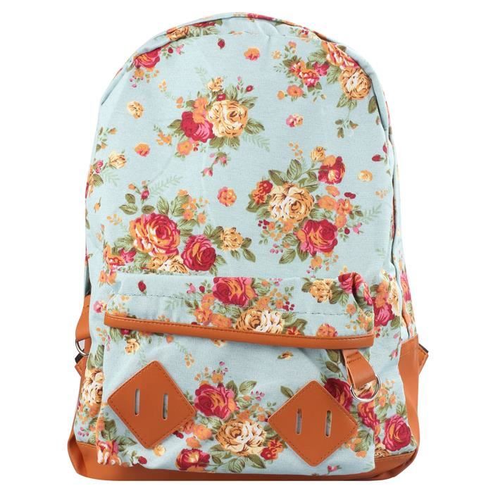 sac a dos fleur