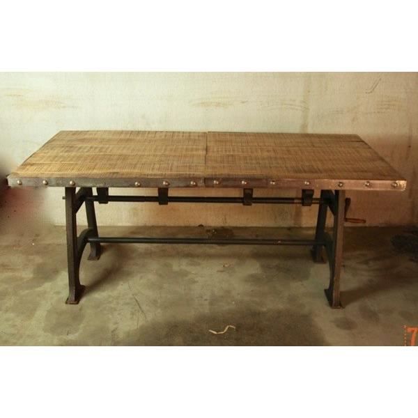 Table Industrielle Extensible Achat Vente Table A Manger Seule