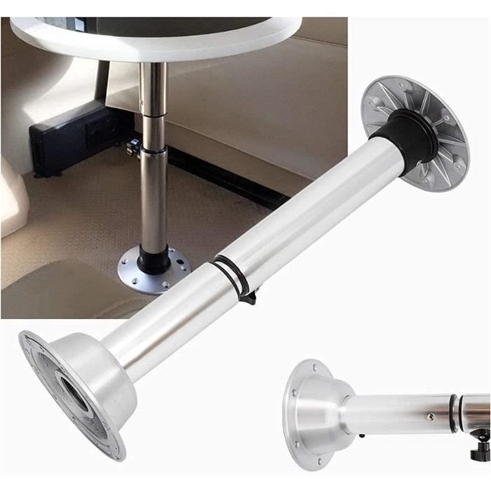 Pied De Table Télescopique Réglable Pour Camping-car, Bateau, Caravane – Hauteur 450-700 Mm, Rotation 360°, Fixation Par Boulons