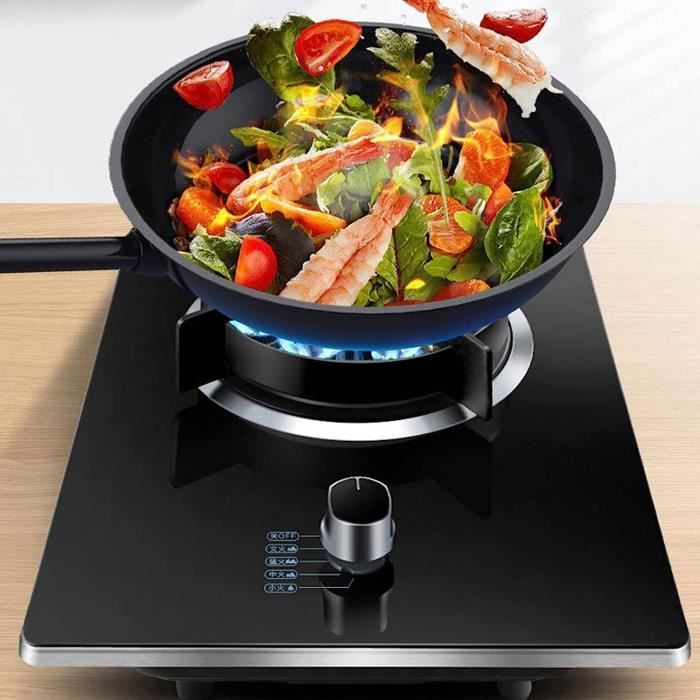 Techwood Plaque chauffante à brûleur unique pour la cuisine, cuisinière