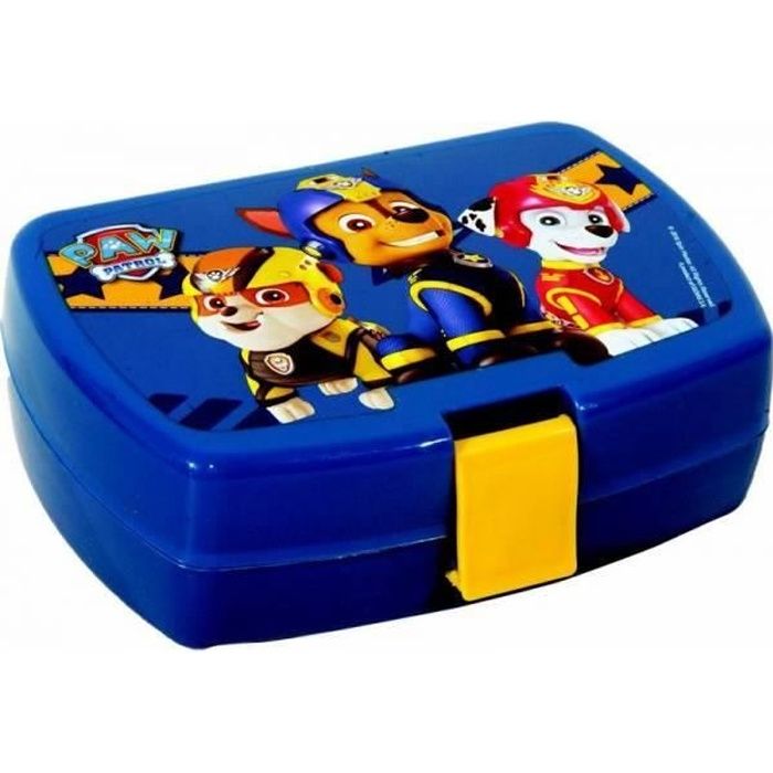 Pat Patrouille Paw Patrol Boite Gouter Pvc Lunch Box 16 5x11x6 Cm Cdiscount Bagagerie Maroquinerie
