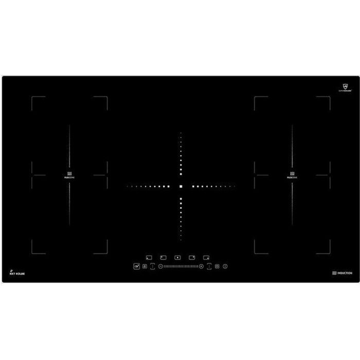 Plaque à Induction SARO Denise 2 Zones - 3.5 KW, Commande Tactile, Minuterie 180 Min, Pour Casseroles Jusqu'à 26 Cm - 2
