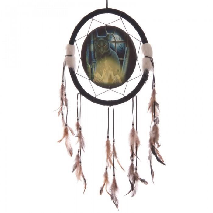 Attrape Reves Chat Gardien De Nuit Par Lisa Parker 33 Cm Cdiscount Maison