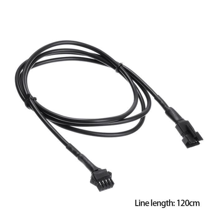 1.2M Câble Extension Connecteur Pour Bande LED RGB 4-Pin Bo11264 -  Cdiscount Maison