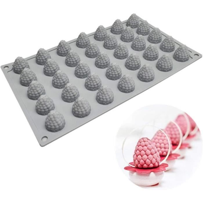 Moule à Gâteau Silicone 6 Cavités – Résistant Haute Température – Pour Mousse Au Chocolat, Framboise – Pâtisserie, Desserts Créatifs - 3