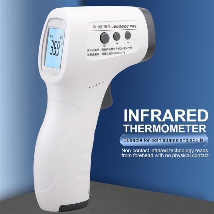 HDKIGY Pistolet de température thermomètre électronique sans Contact thermomètre Infrarouge pour bébé thermomètre Frontal 