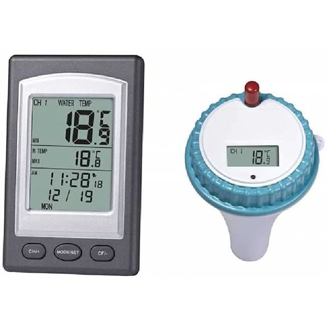 Thermomètre Piscine Flottant Portable – Double Échelle °C/°F, Robuste Et Précis Pour Piscine, Spa, Fontaine, Jacuzzi