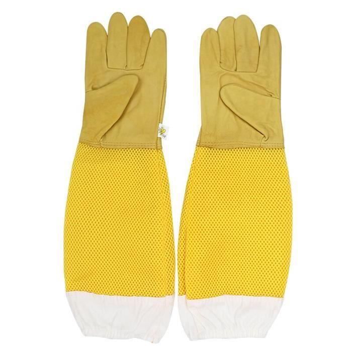 1 Gants d'agriculture Respirants - Gants Protection pour aquriculteur Respirants, Gants d'apiculteur durables, Protection sécurité, Matériau en Filet Respirant, Pratiques