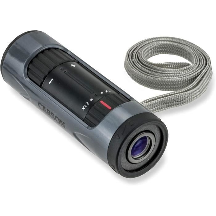 Monoculaire compact et léger avec zoom puissant Carson MonoZoom 7-21x mm ZM-721 Gris